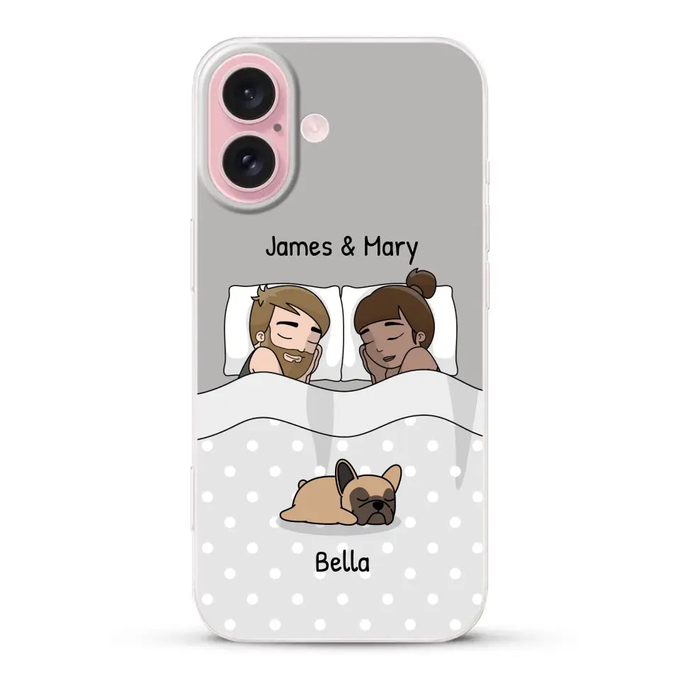 Cuddles with pets - Personalized Phone Case