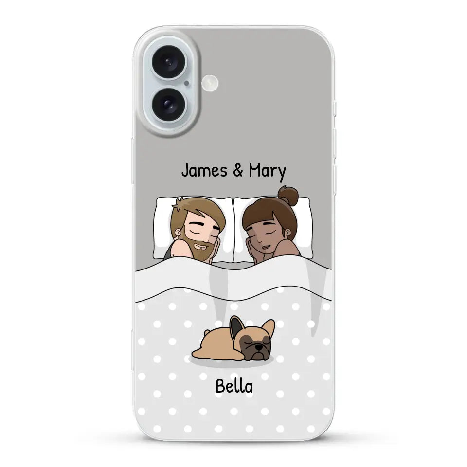 Cuddles with pets - Personalized Phone Case