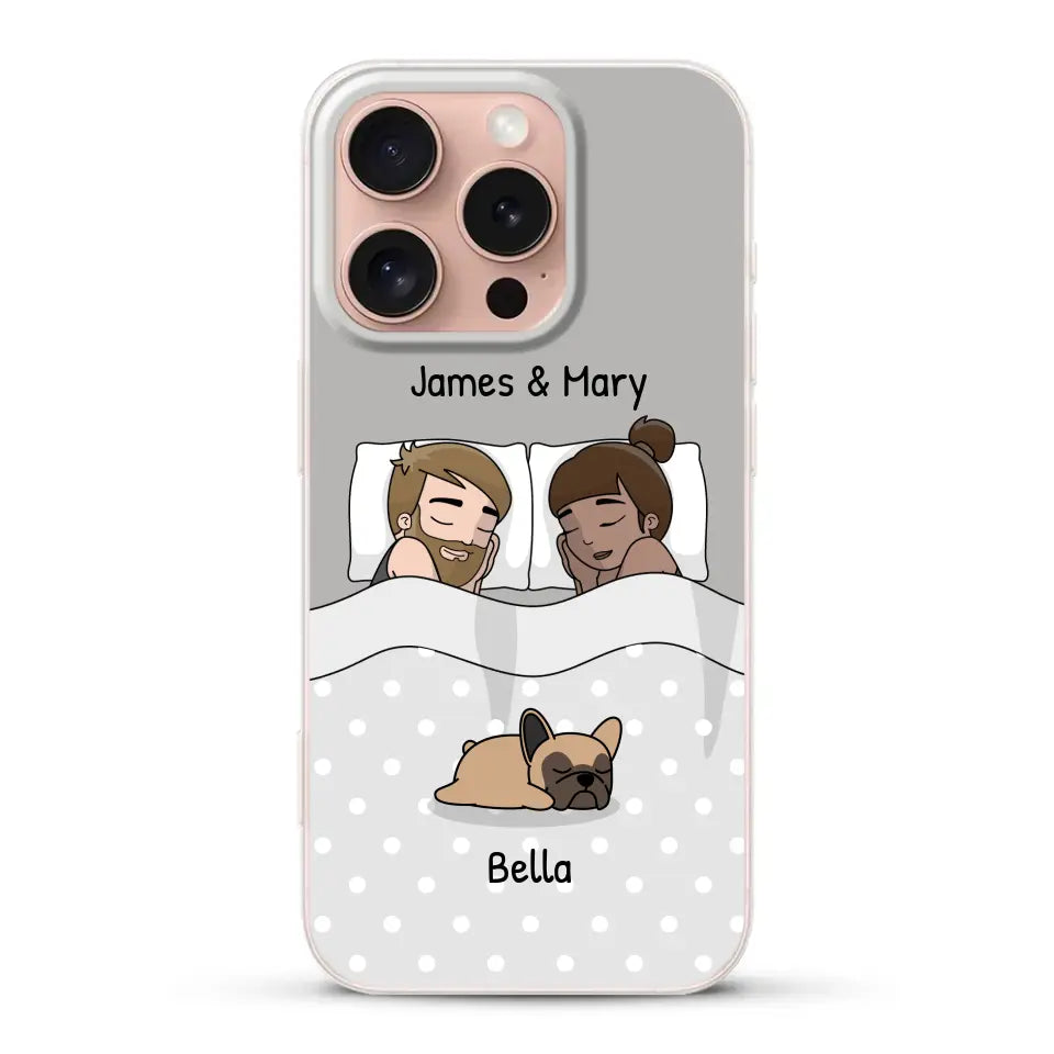 Cuddles with pets - Personalized Phone Case