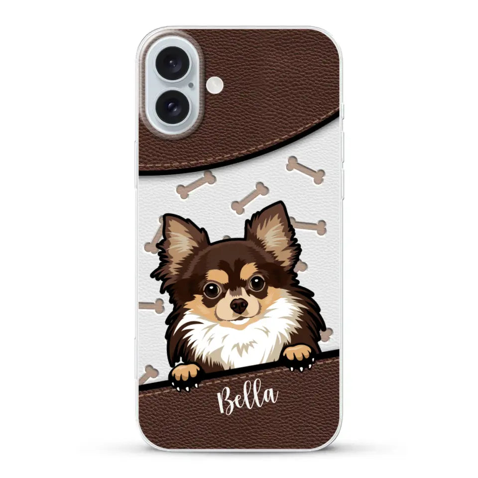 Pet leather look - Personalized Phone Case