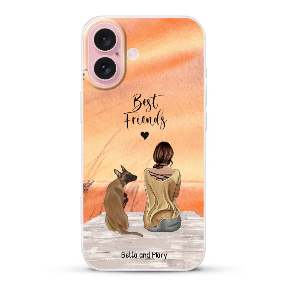 Together with my pet - Personalized Phone Case