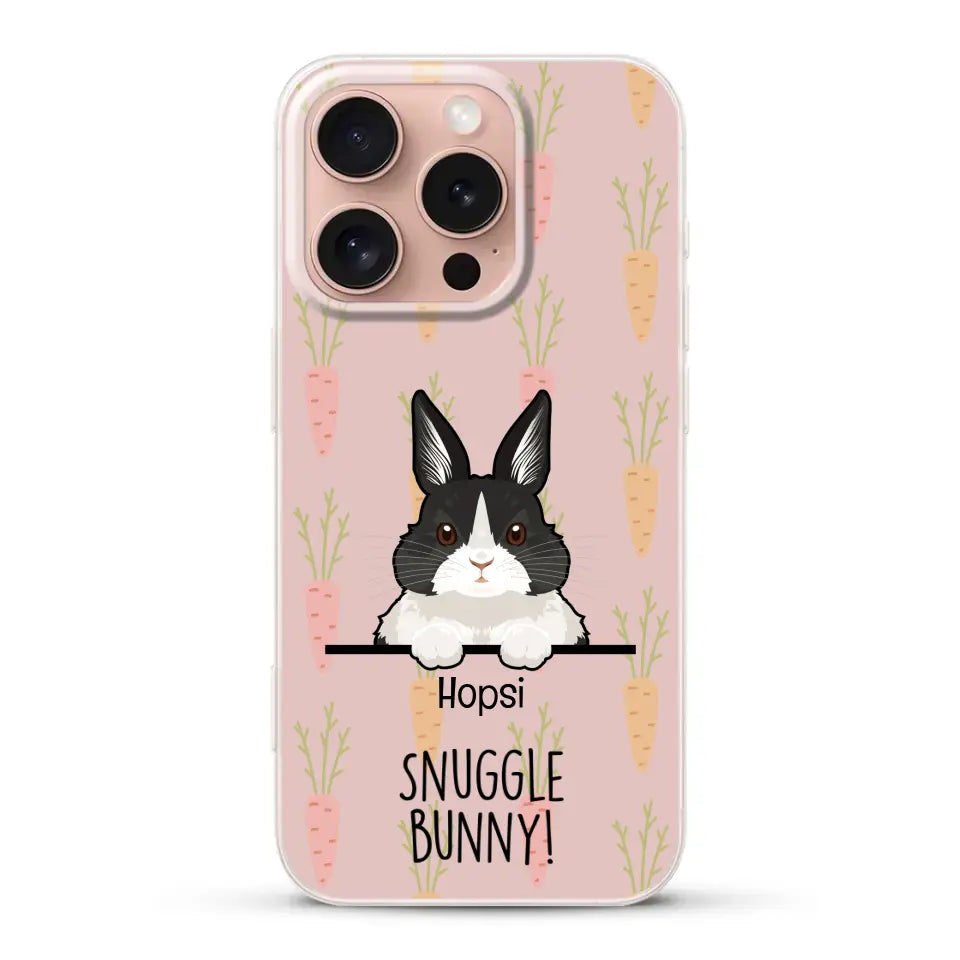 Snuggle bunny - Personalized Phone Case