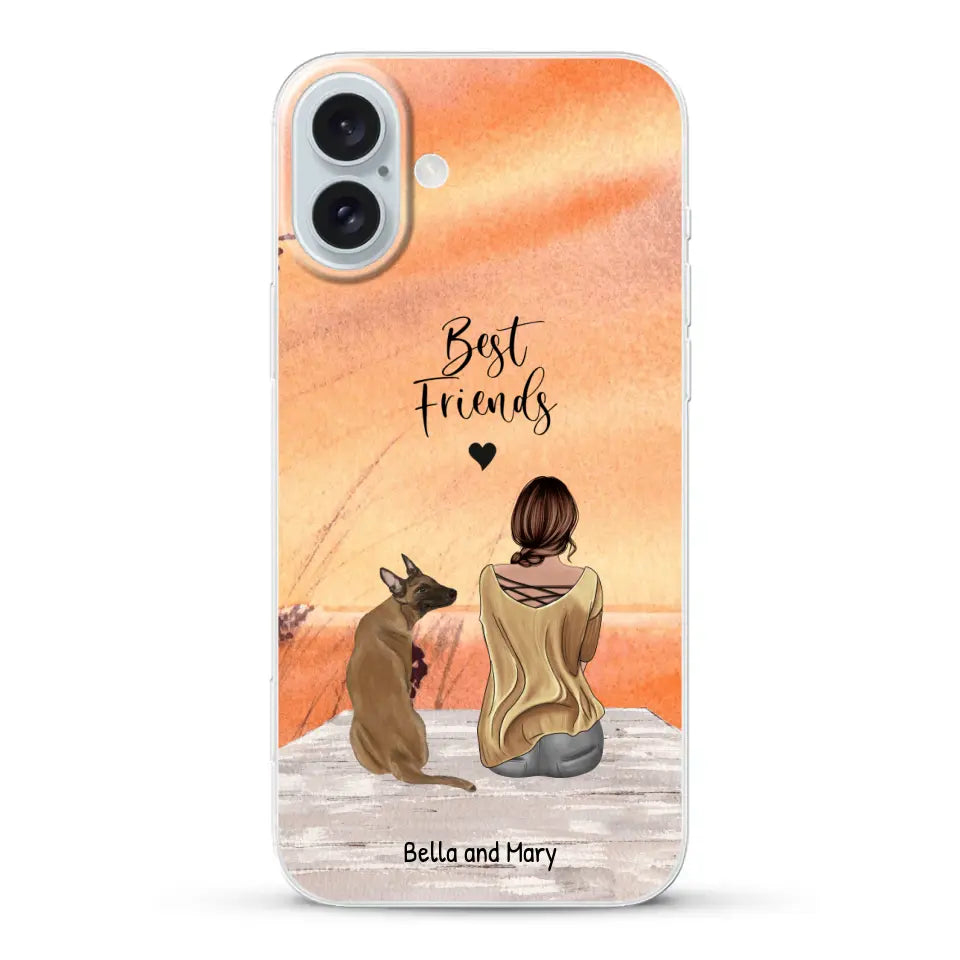 Together with my pet - Personalized Phone Case