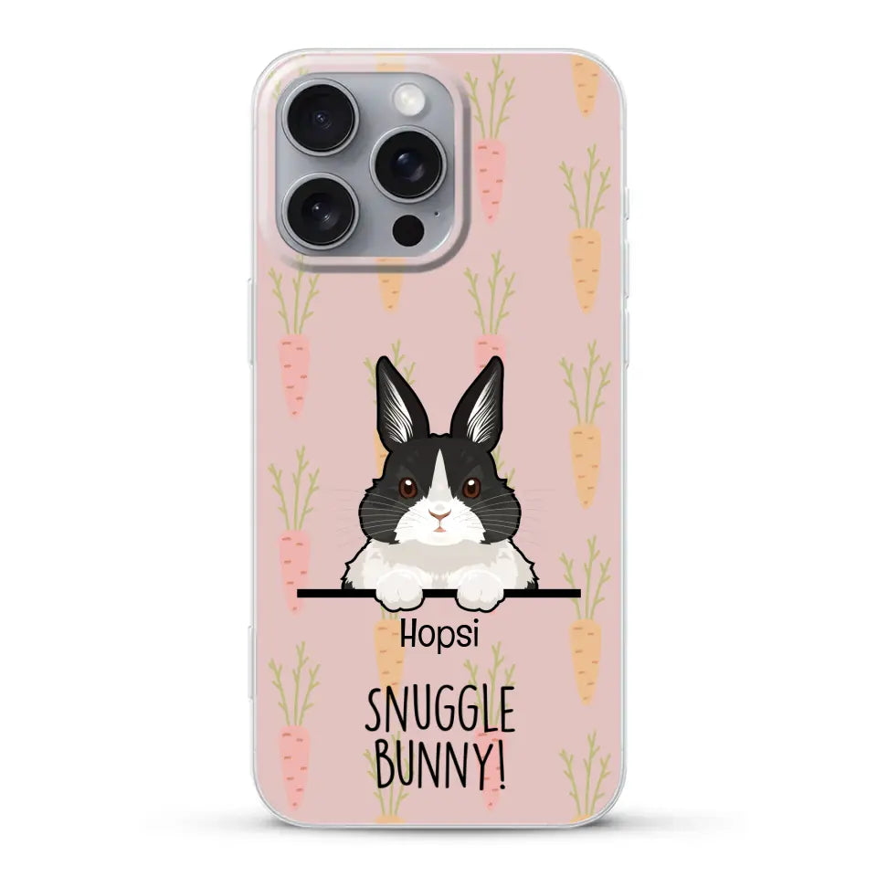 Snuggle bunny - Personalized Phone Case