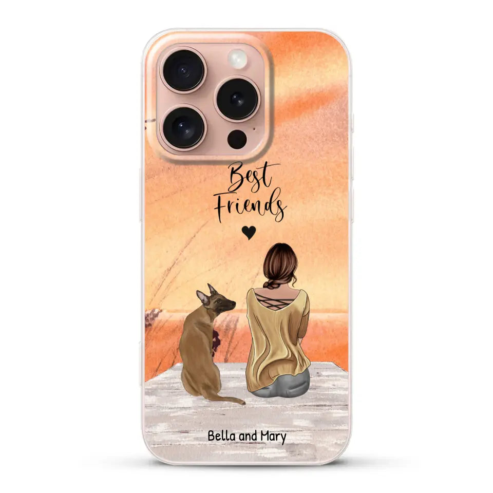 Together with my pet - Personalized Phone Case