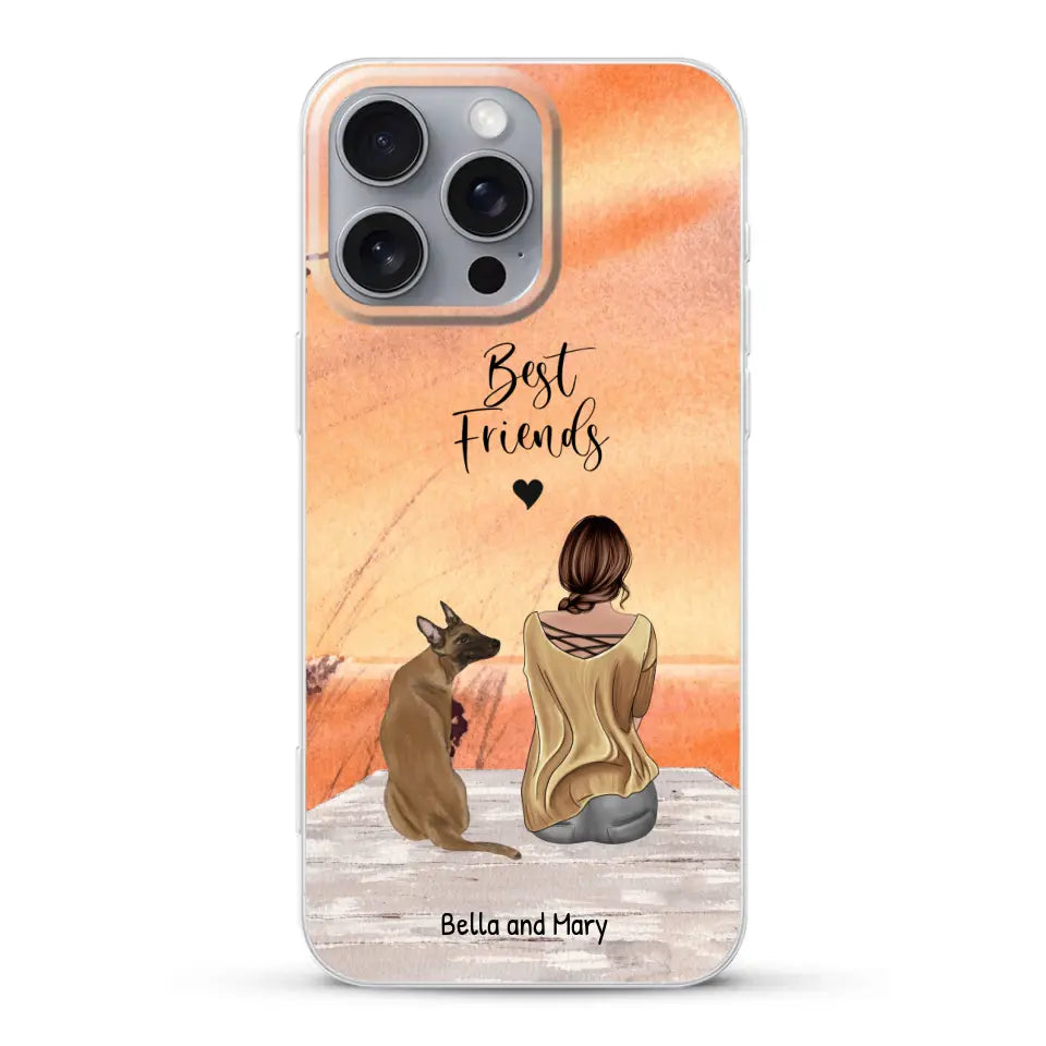 Together with my pet - Personalized Phone Case