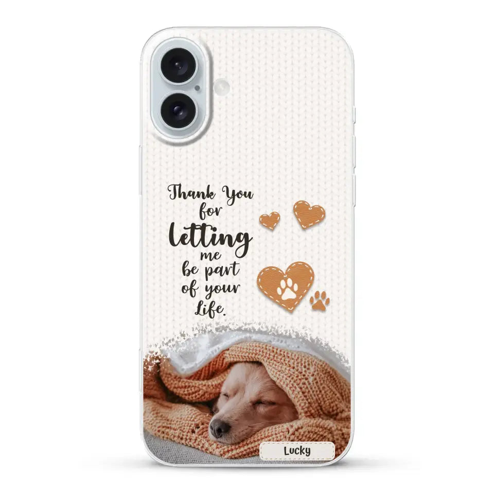 Thank you - Personalized Phone Case