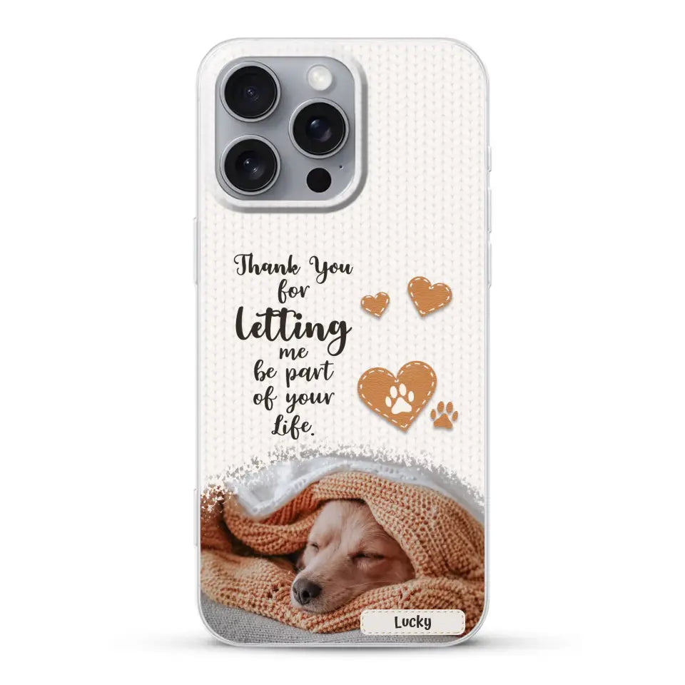 Thank you - Personalized Phone Case