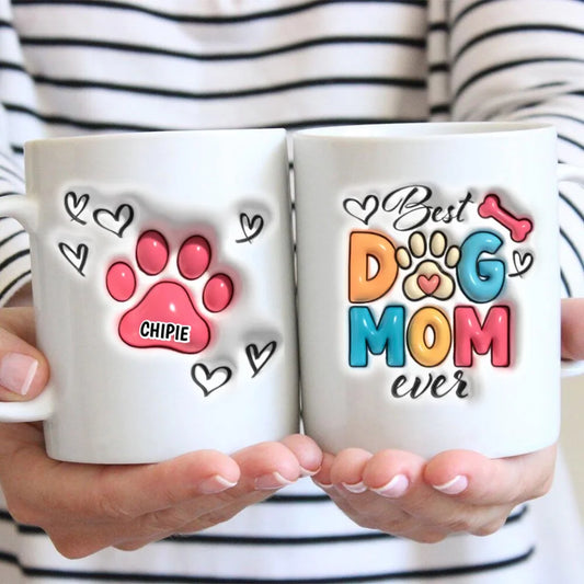 Best pawrents (3D look) - Personalized Mug