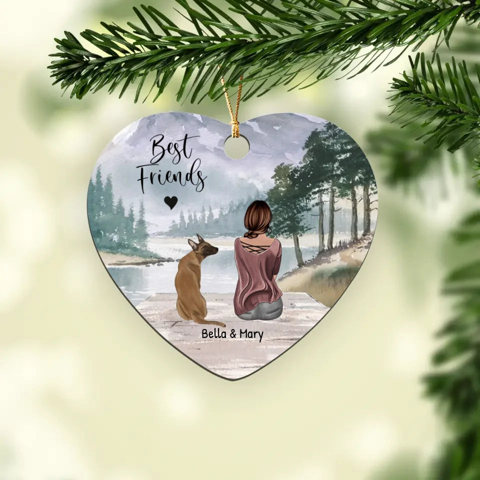 Together with my pet - Personalized Ornament