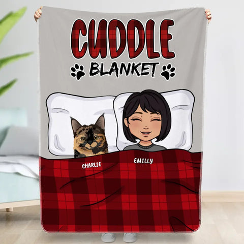 Cuddle blanket - Personalized Blanket - Featured Image