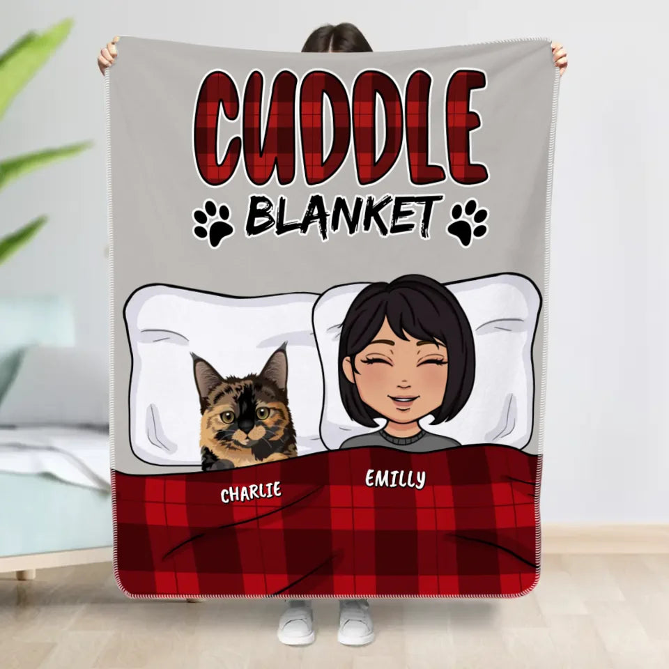 Cuddle blanket - Personalized Blanket