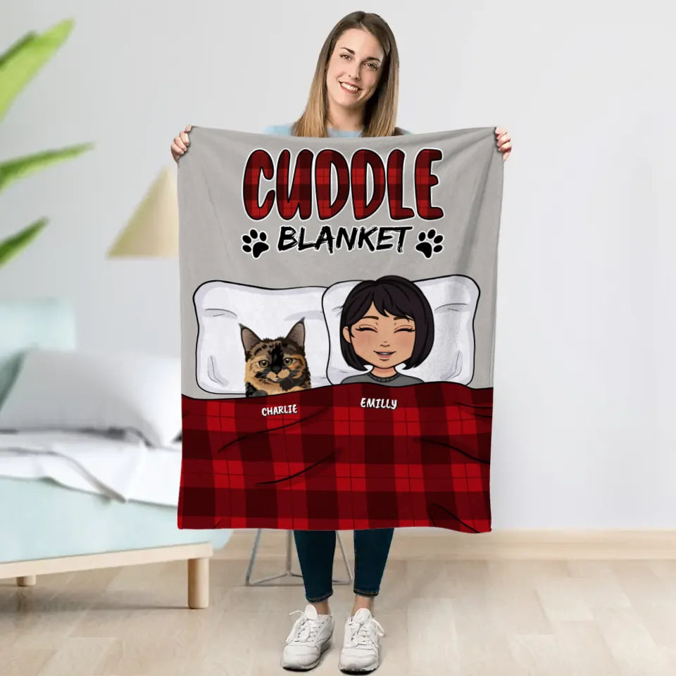 Cuddle blanket - Personalized Blanket