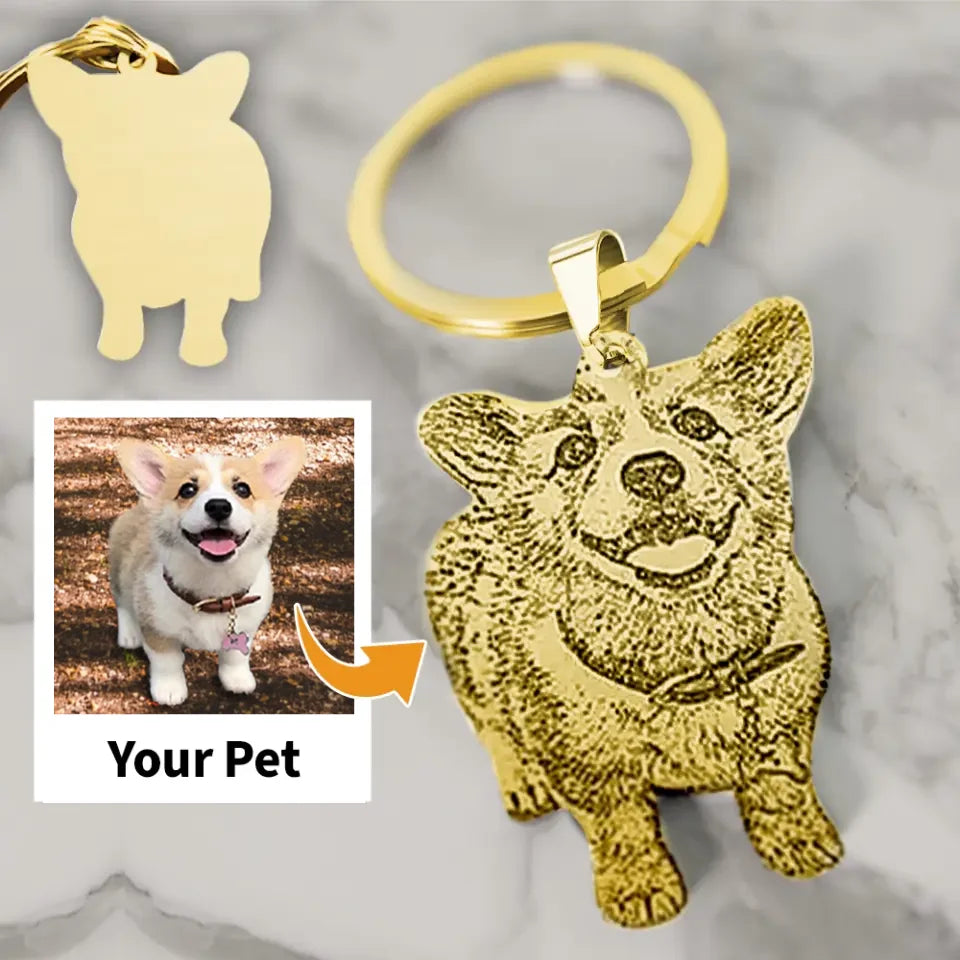 Your pet - Personalized keychain