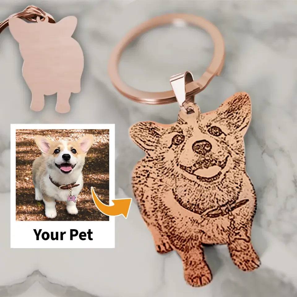 Your pet - Personalized keychain