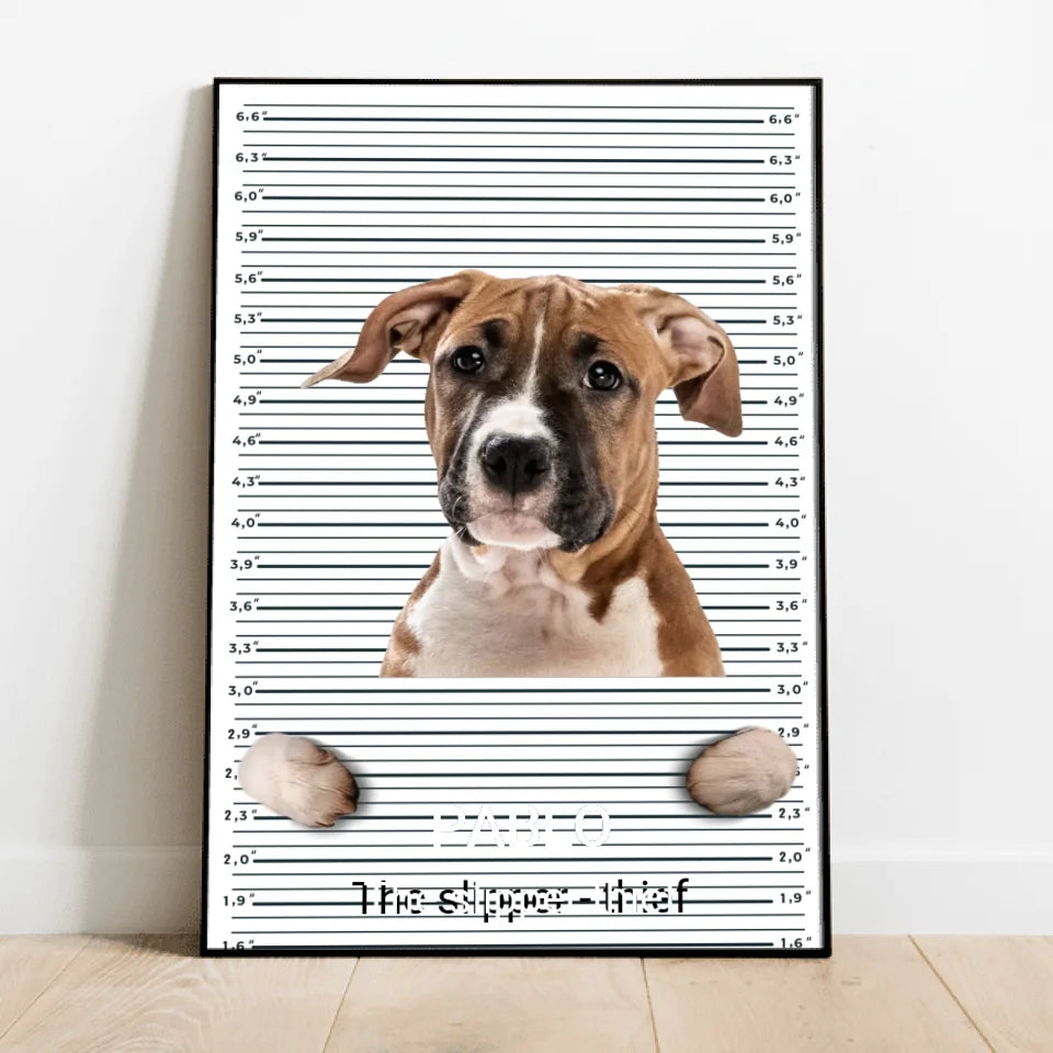 Mugshot - Personalized poster