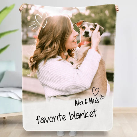 Favorite blanket - Personalized blanket - Featured Image