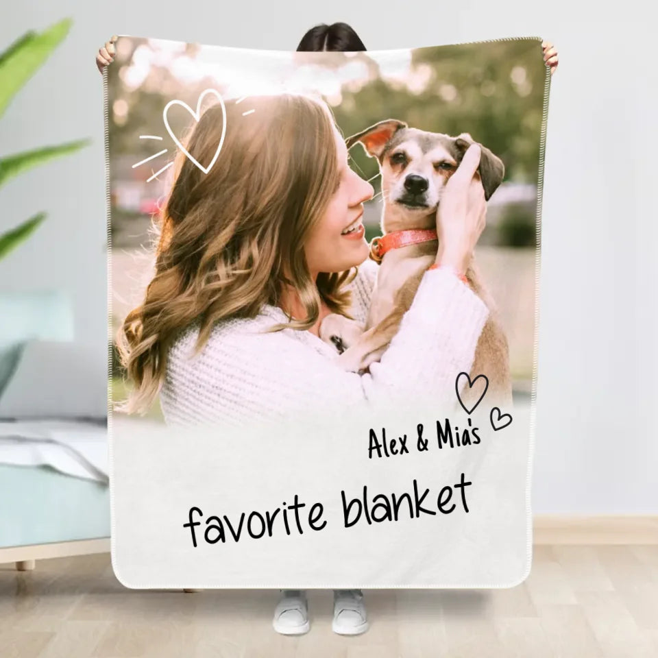 Favorite blanket - Personalized blanket