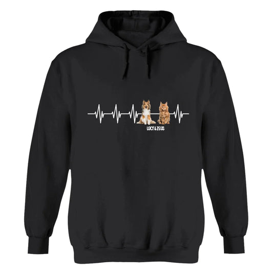 Heartbeat - Personalized hoodie