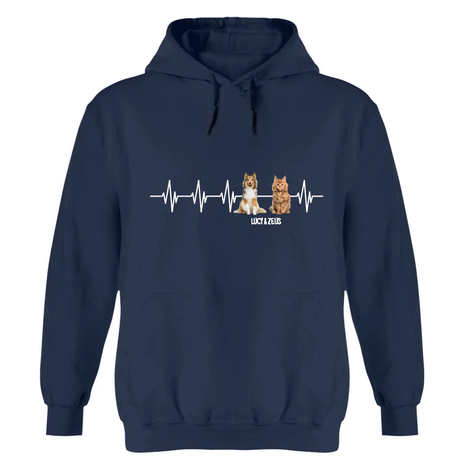 Heartbeat - Personalized Hoodie