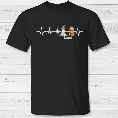 Heartbeat - Personalized T-shirt - Featured Image