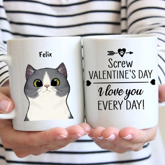 Curious cats - Personalized mug