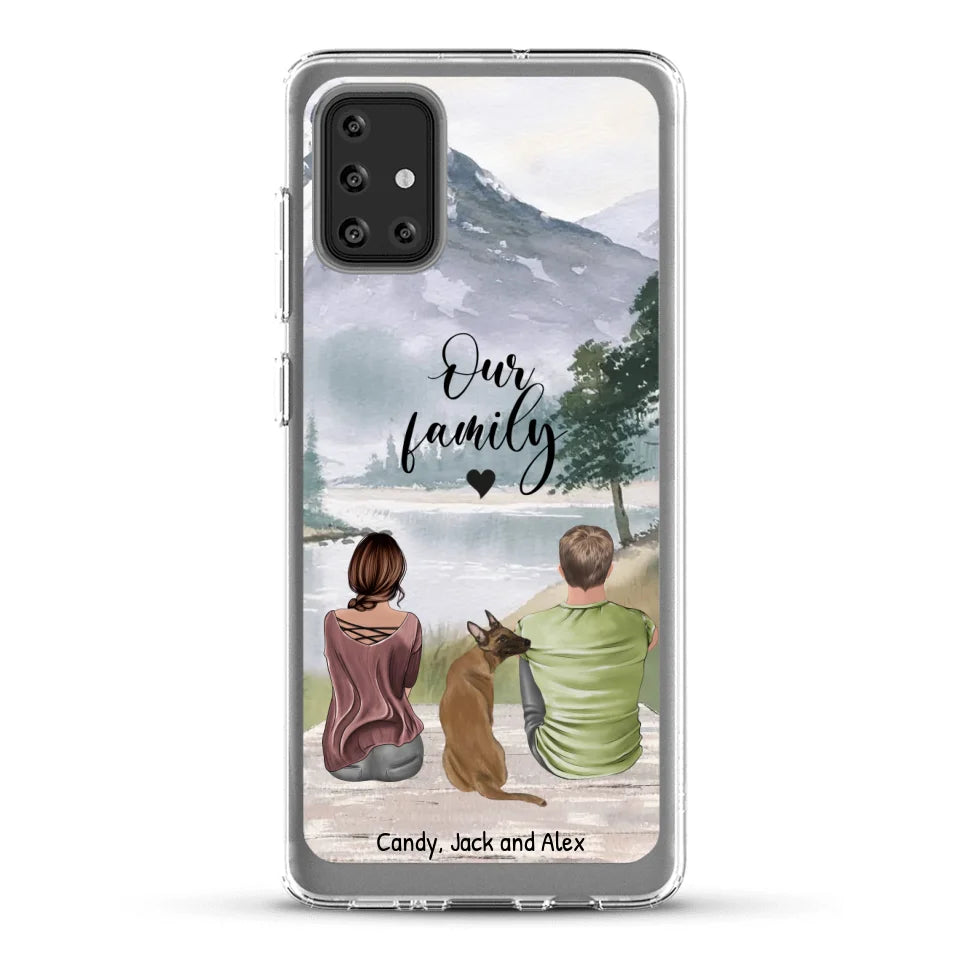 Together with our pet - Personalized phone case