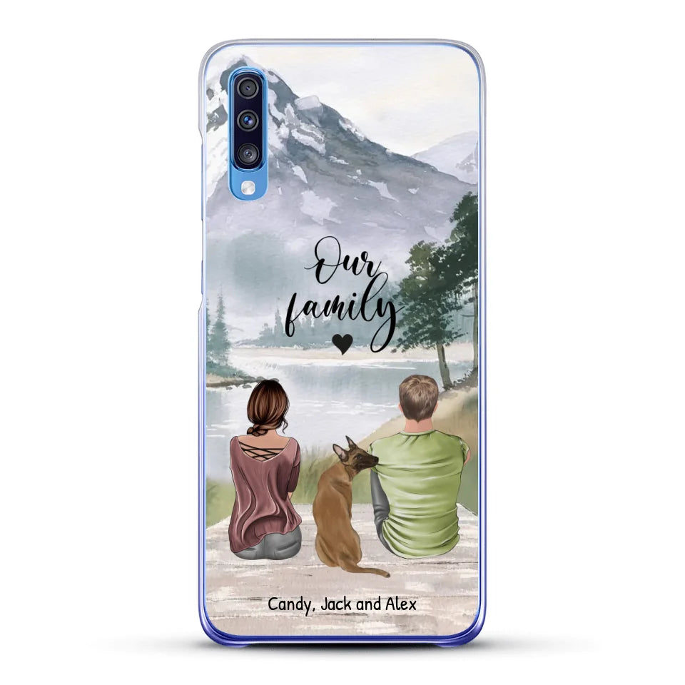 Together with our pet - Personalized phone case