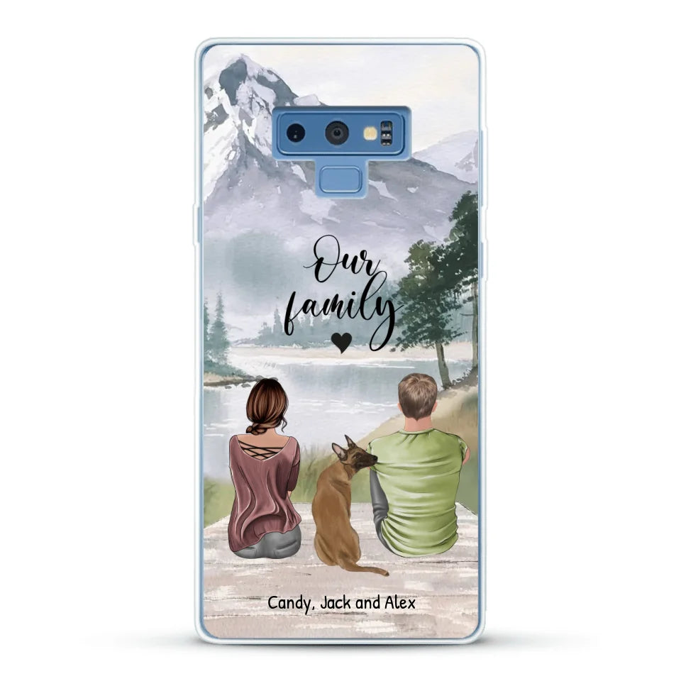 Together with our pet - Personalized phone case