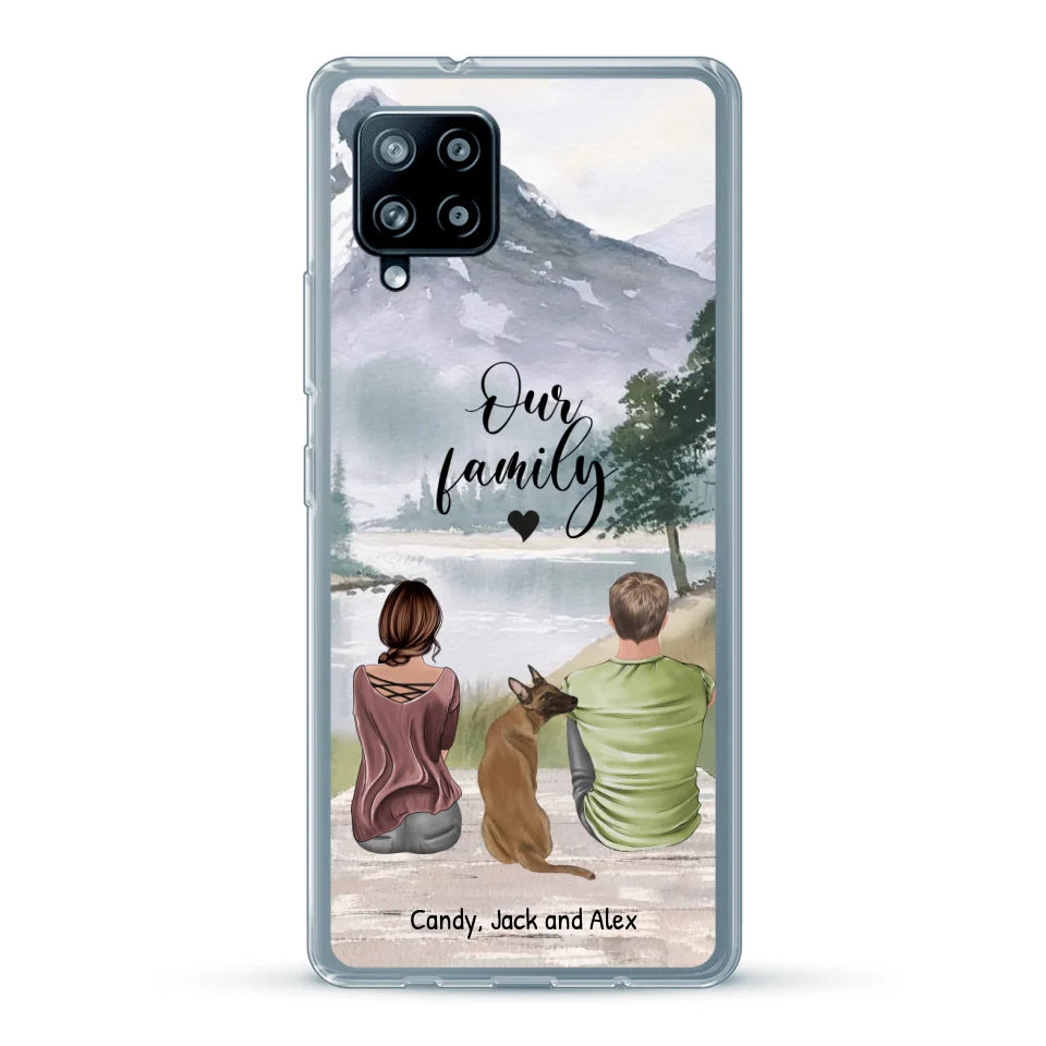 Together with our pet - Personalized phone case