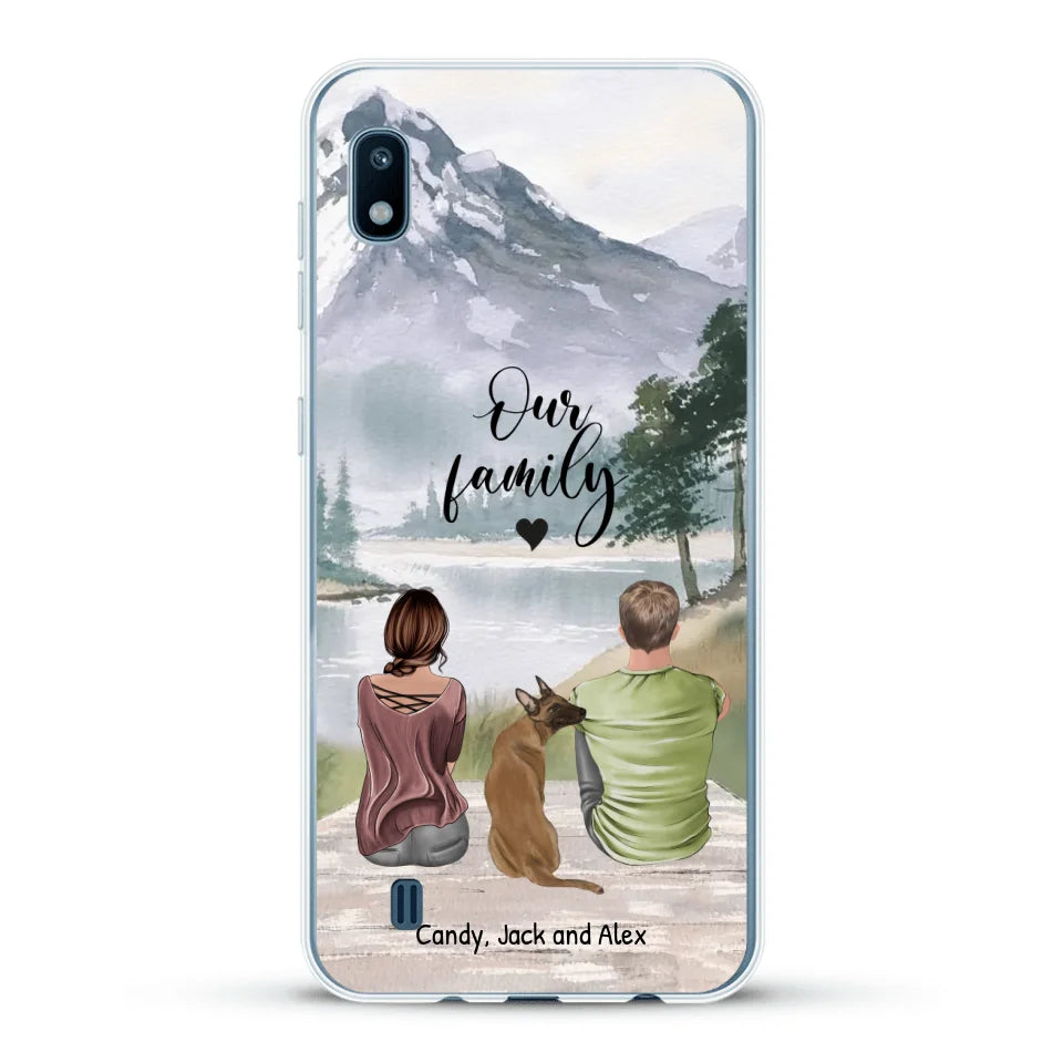 Together with our pet - Personalized phone case