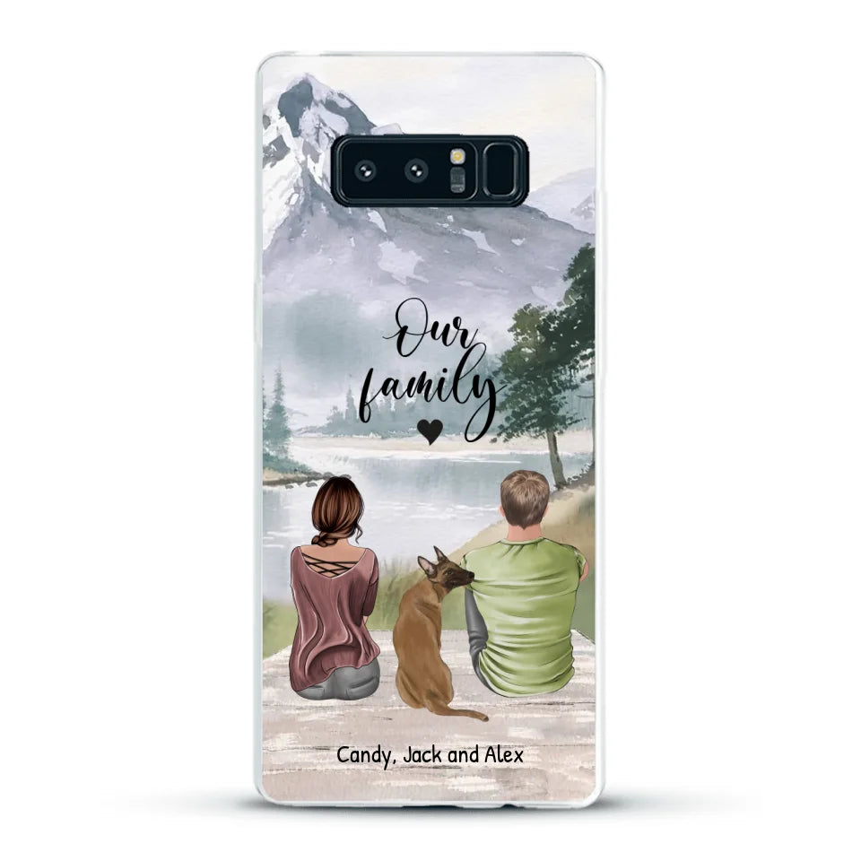 Together with our pet - Personalized phone case