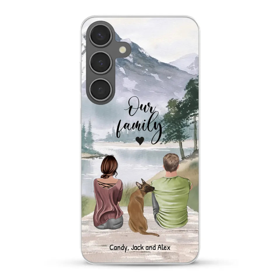 Together with our pet - Personalized phone case