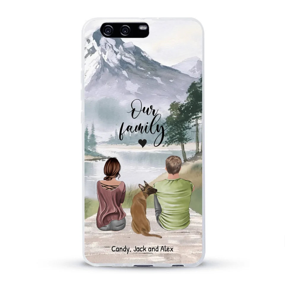 Together with our pet - Personalized phone case