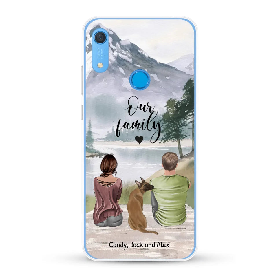 Together with our pet - Personalized phone case