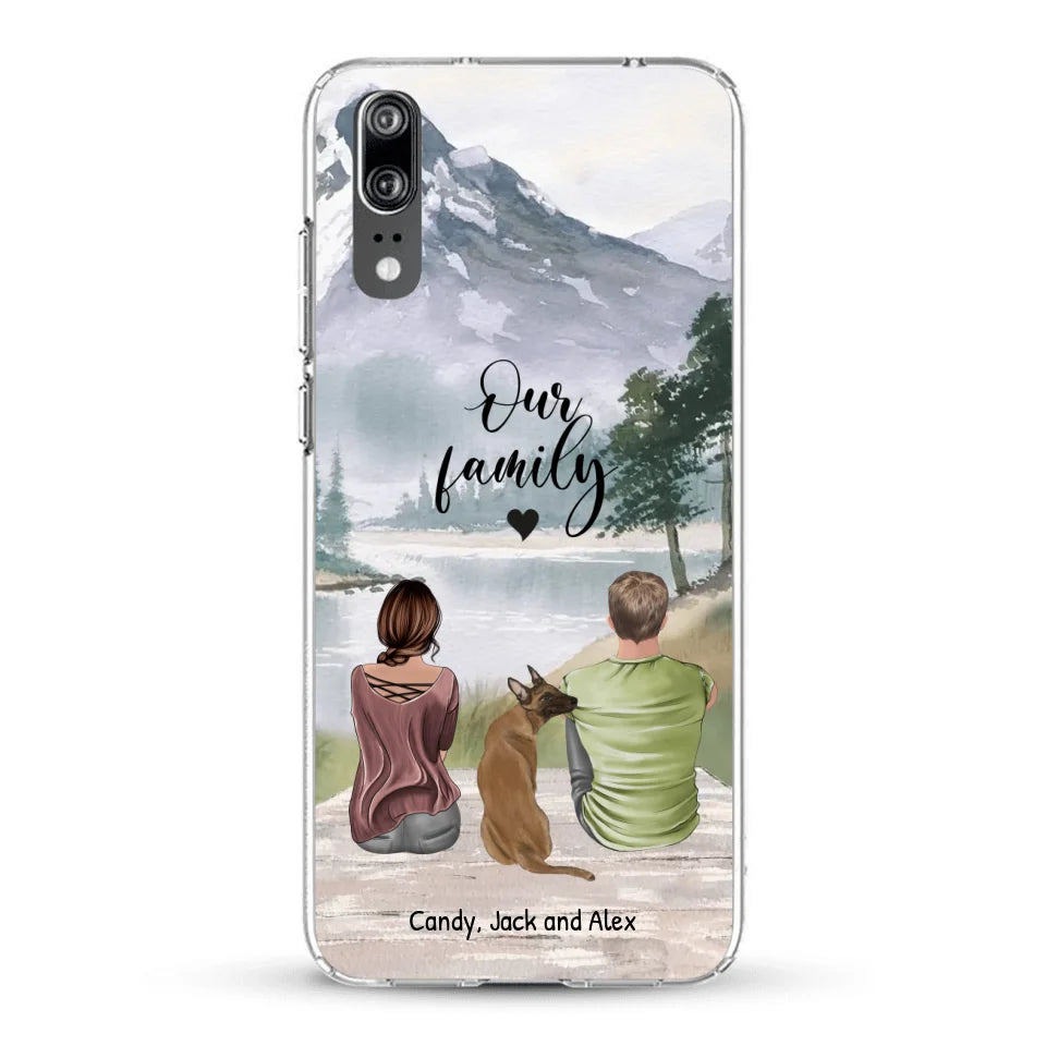 Together with our pet - Personalized phone case