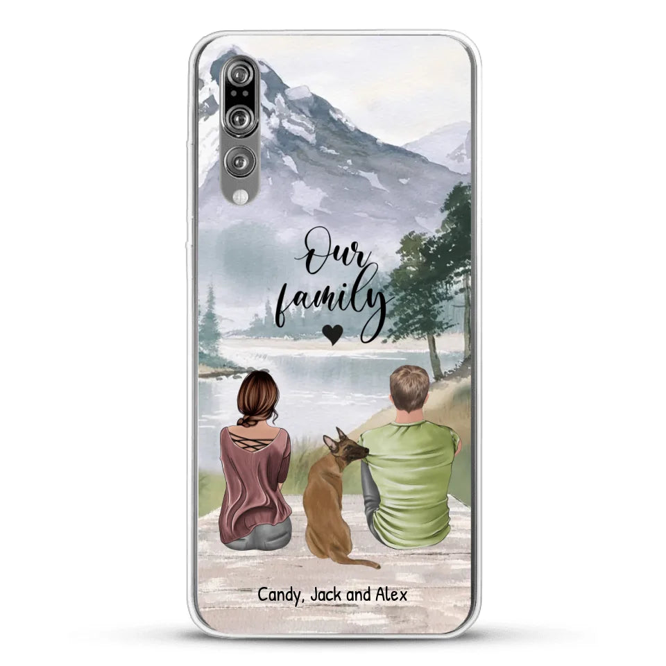 Together with our pet - Personalized phone case