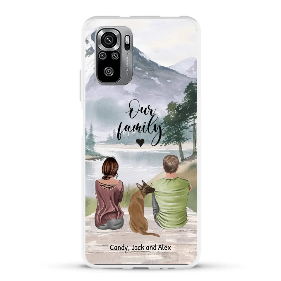 Together with our pet - Personalized phone case