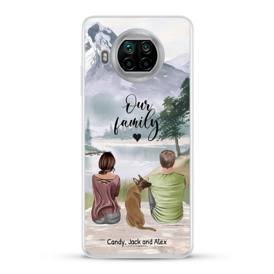 Together with our pet - Personalized phone case