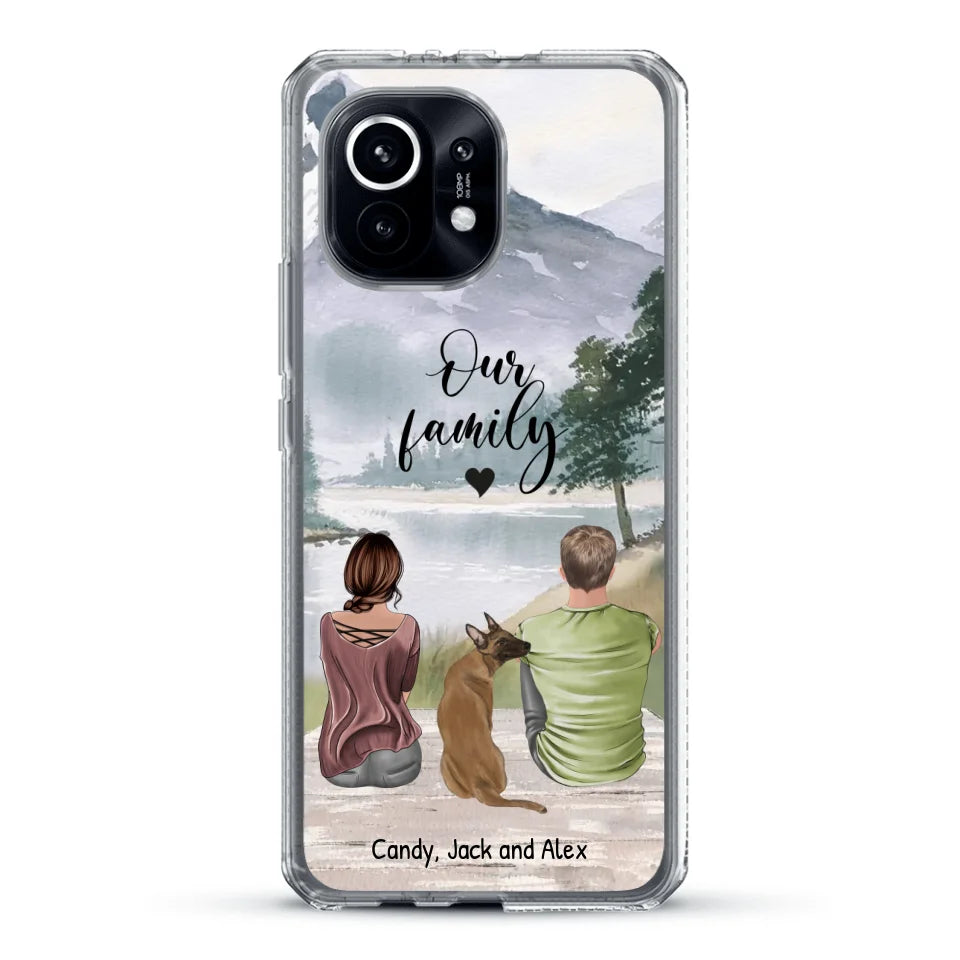 Together with our pet - Personalized phone case