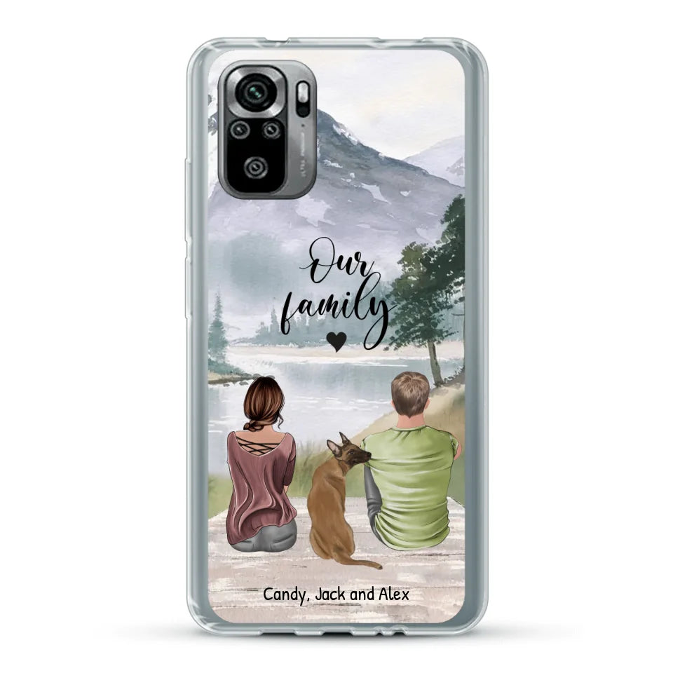 Together with our pet - Personalized phone case