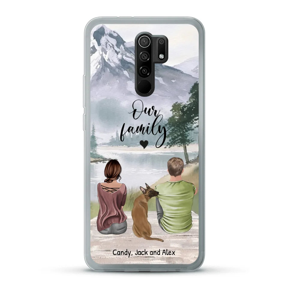 Together with our pet - Personalized phone case