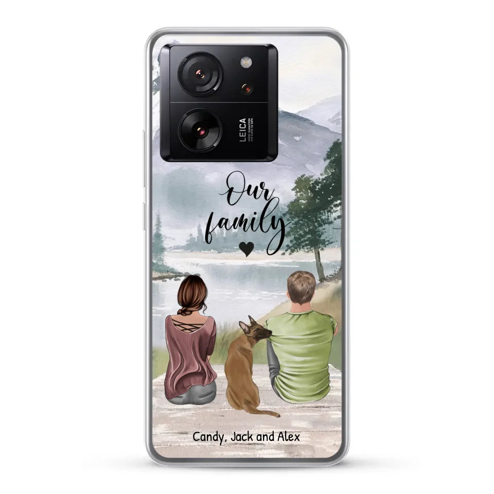 Together with our pet - Personalized phone case