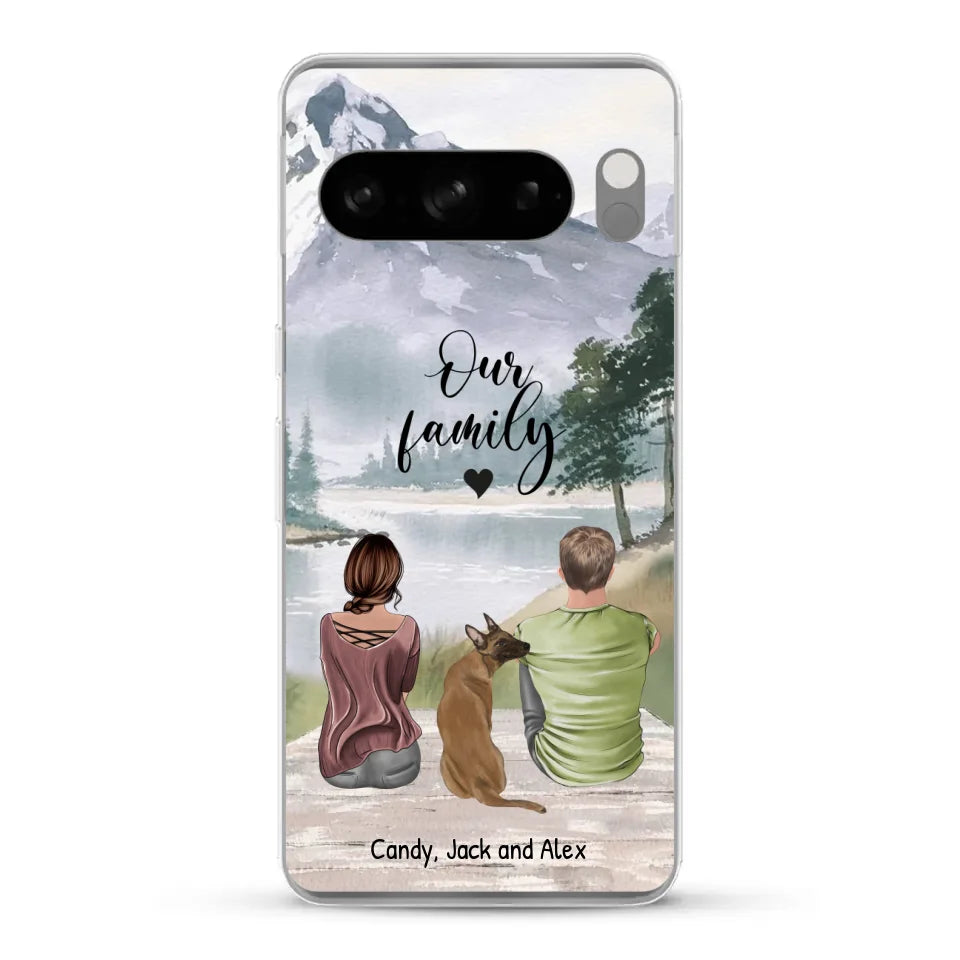 Together with our pet - Personalized phone case