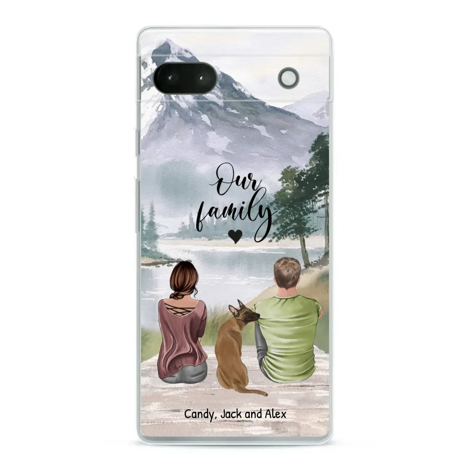 Together with our pet - Personalized phone case