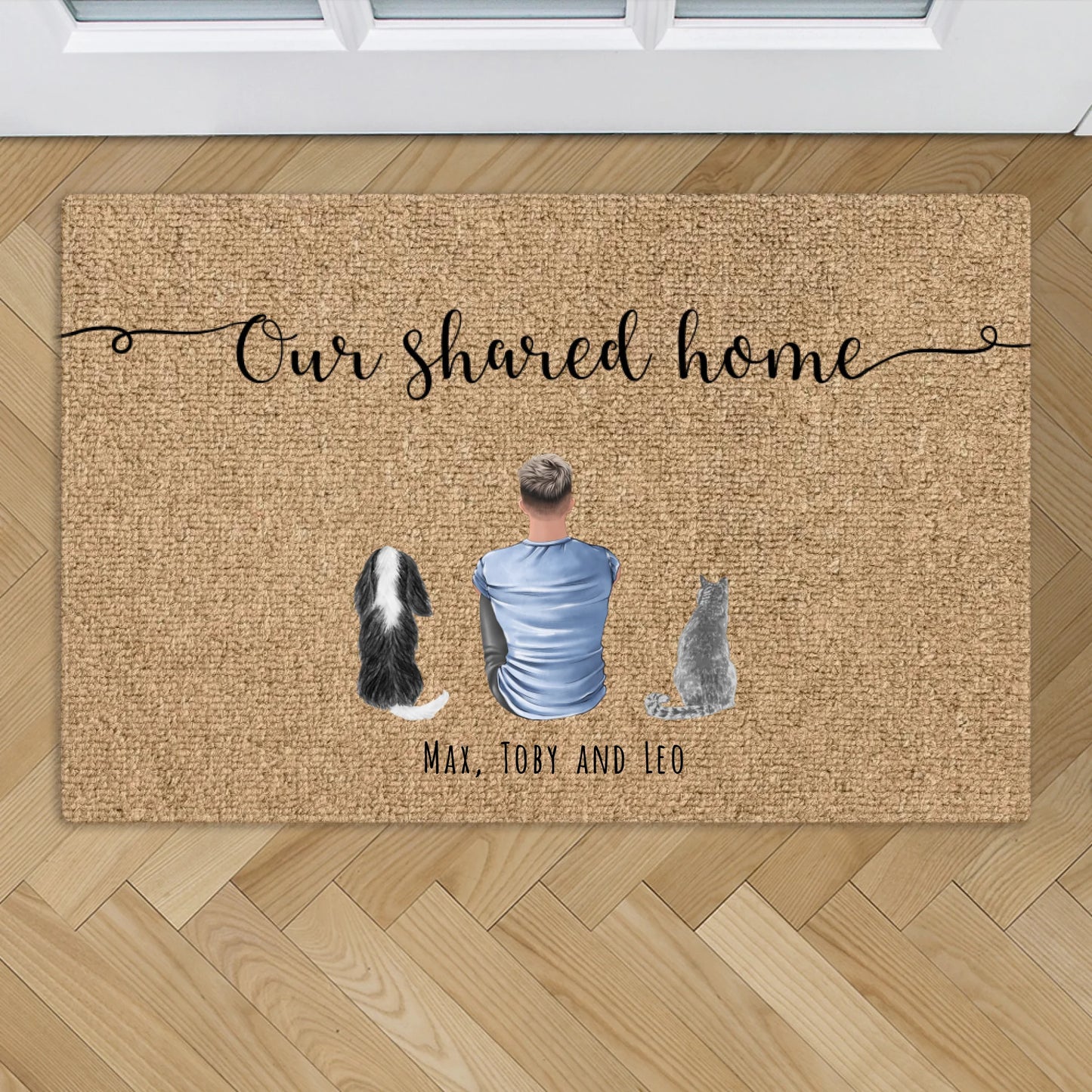 Our shared home - Personalized Doormat