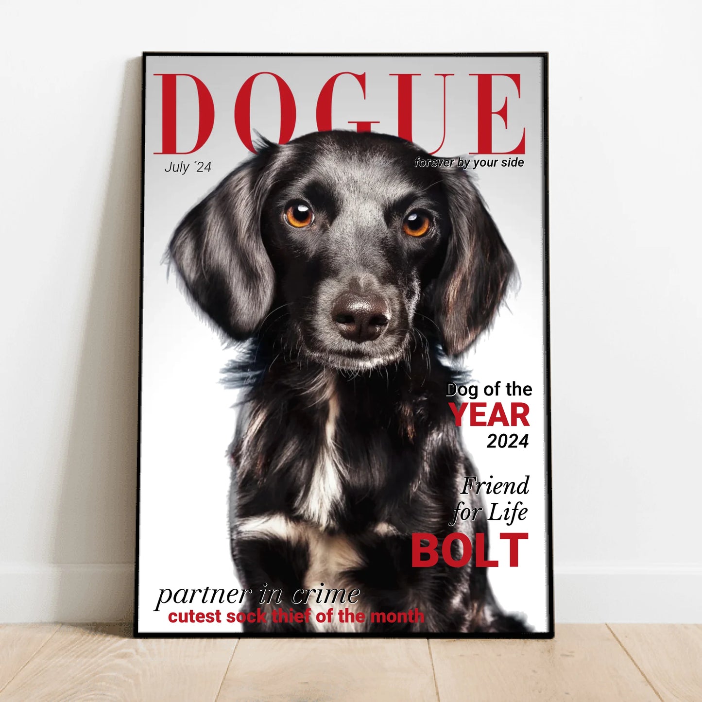 Dogue - Personalized poster
