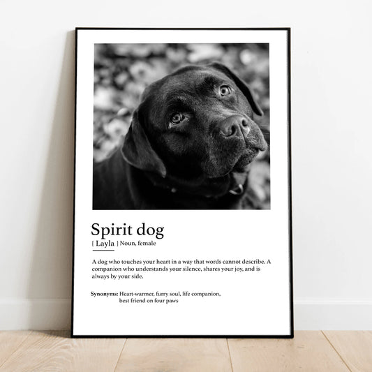 Definition spirit animal - Personalized poster