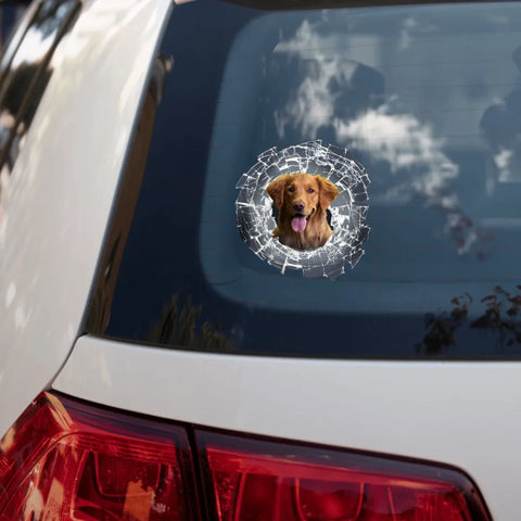 Broken glass – Personalized Car Sticker - Featured Image