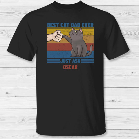 Best cat parent ever - Personalized T-Shirt
